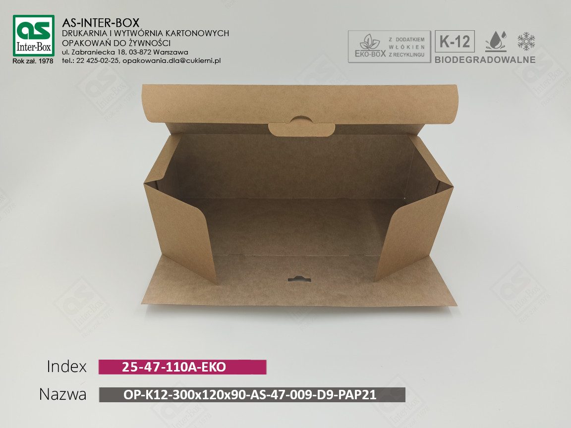 EKO 300x120x90 — otwarty