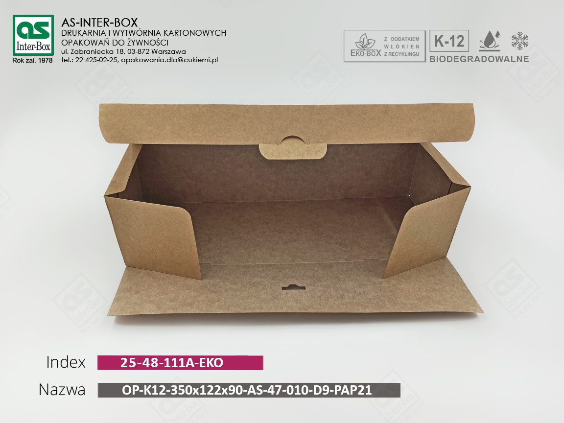 EKO 350x122x90 — otwarte