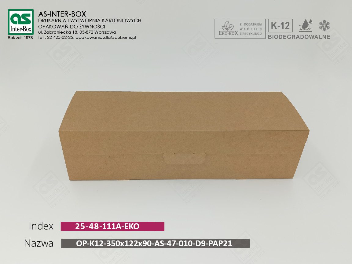 EKO 350x122x90 — widok z przodu