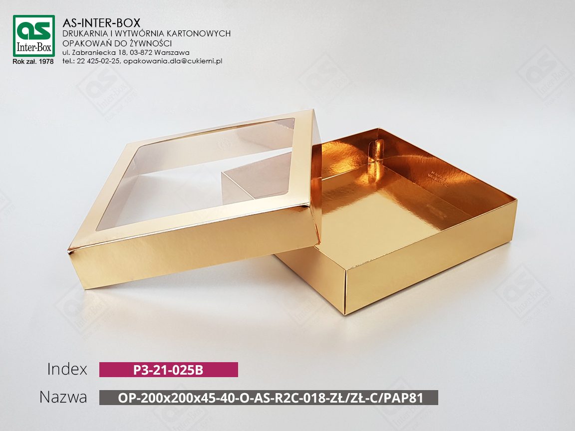 OP-200x200x45-40-O-AS-R2C-018-ZŁ/ZŁ-C/PAP81